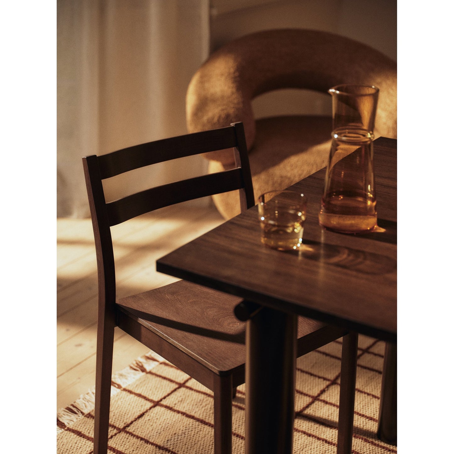 Boda Dining Chair - Dark Stained Beech