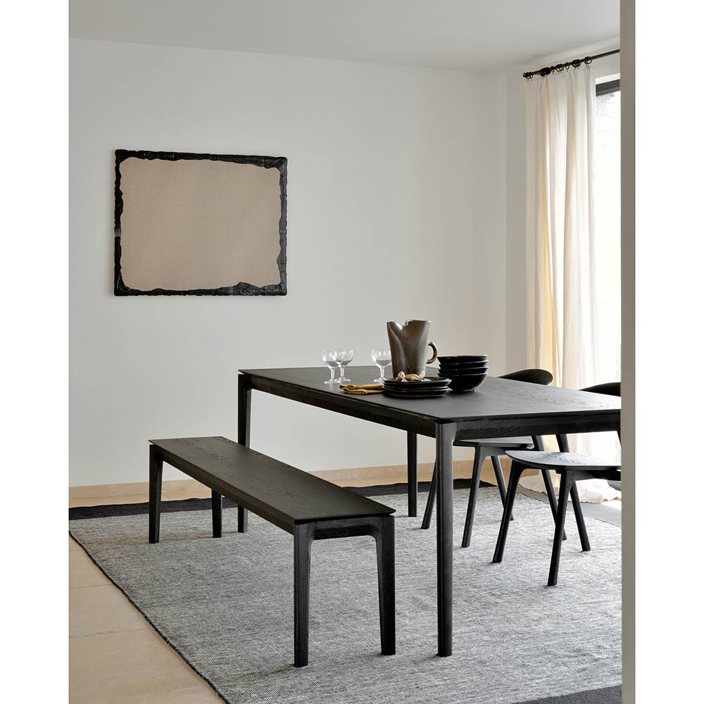Bok Bench - Black Oak