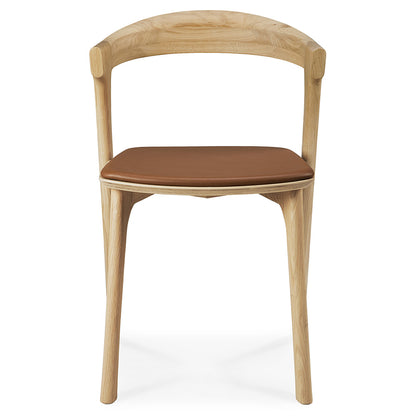 Bok Dining Chair - Cognac Leather, Oak