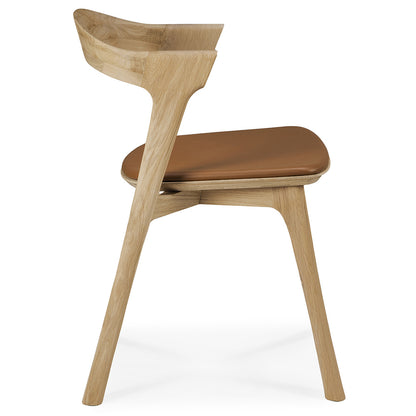 Bok Dining Chair - Cognac Leather, Oak