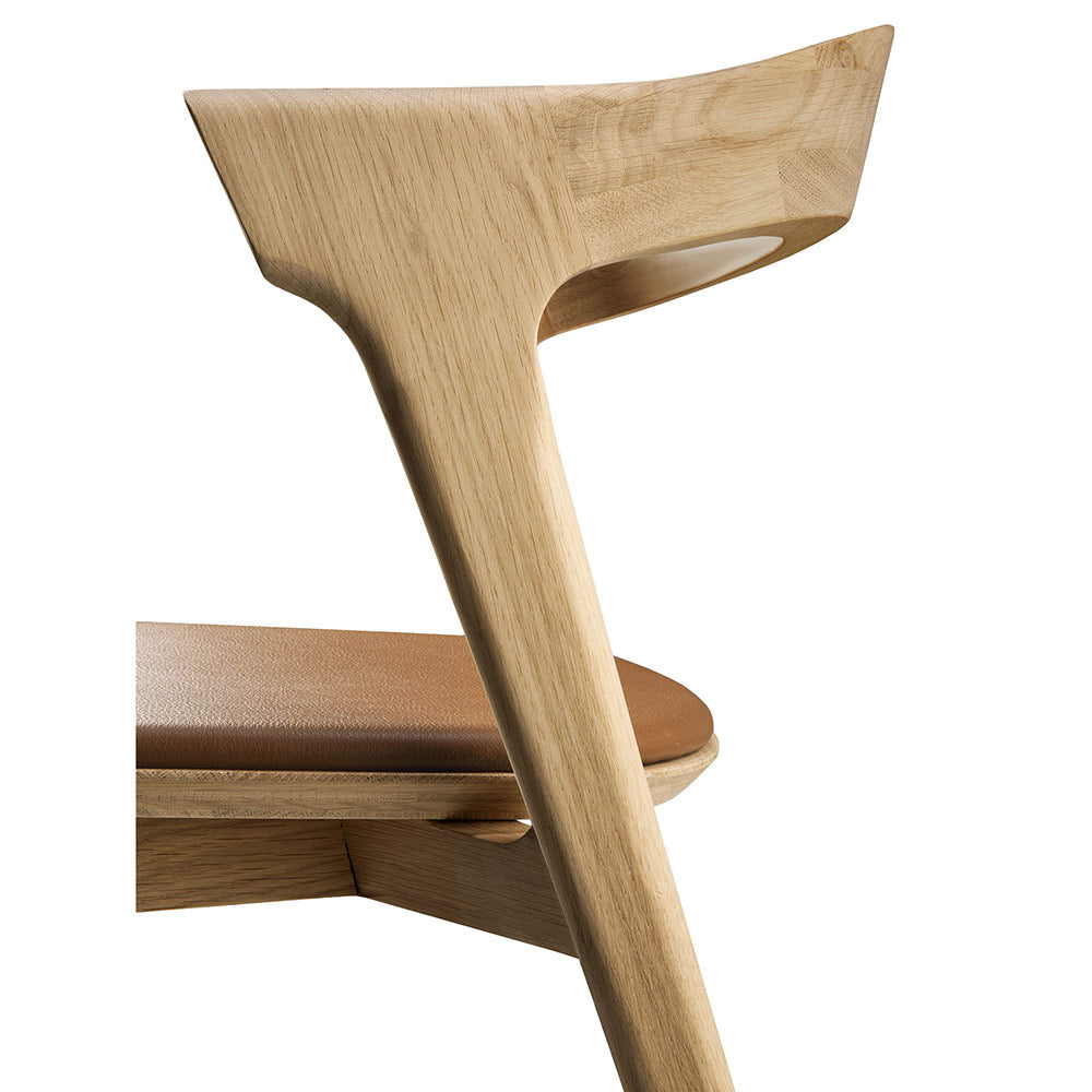 Bok Dining Chair - Cognac Leather, Oak