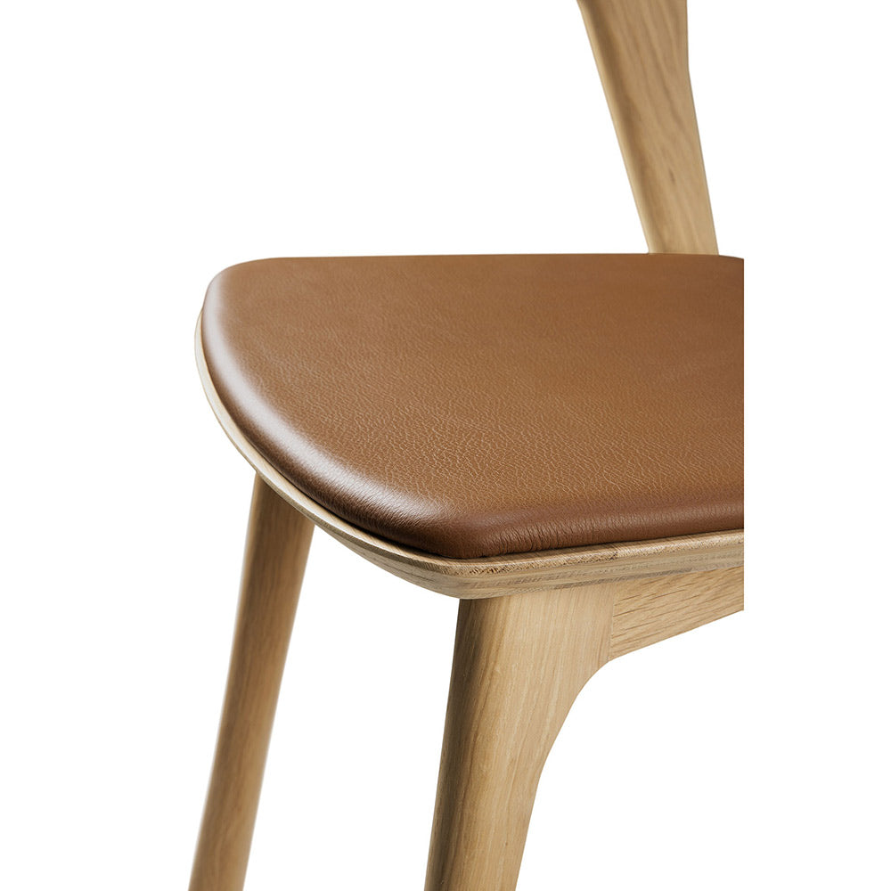 Bok Dining Chair - Cognac Leather, Oak