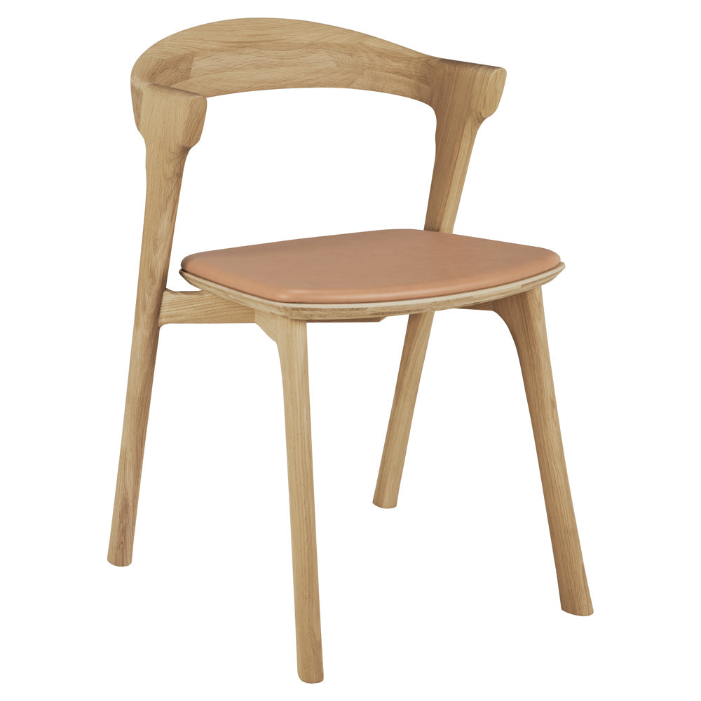 Bok Dining Chair - Sienna Leather, Oak – Rouse Home