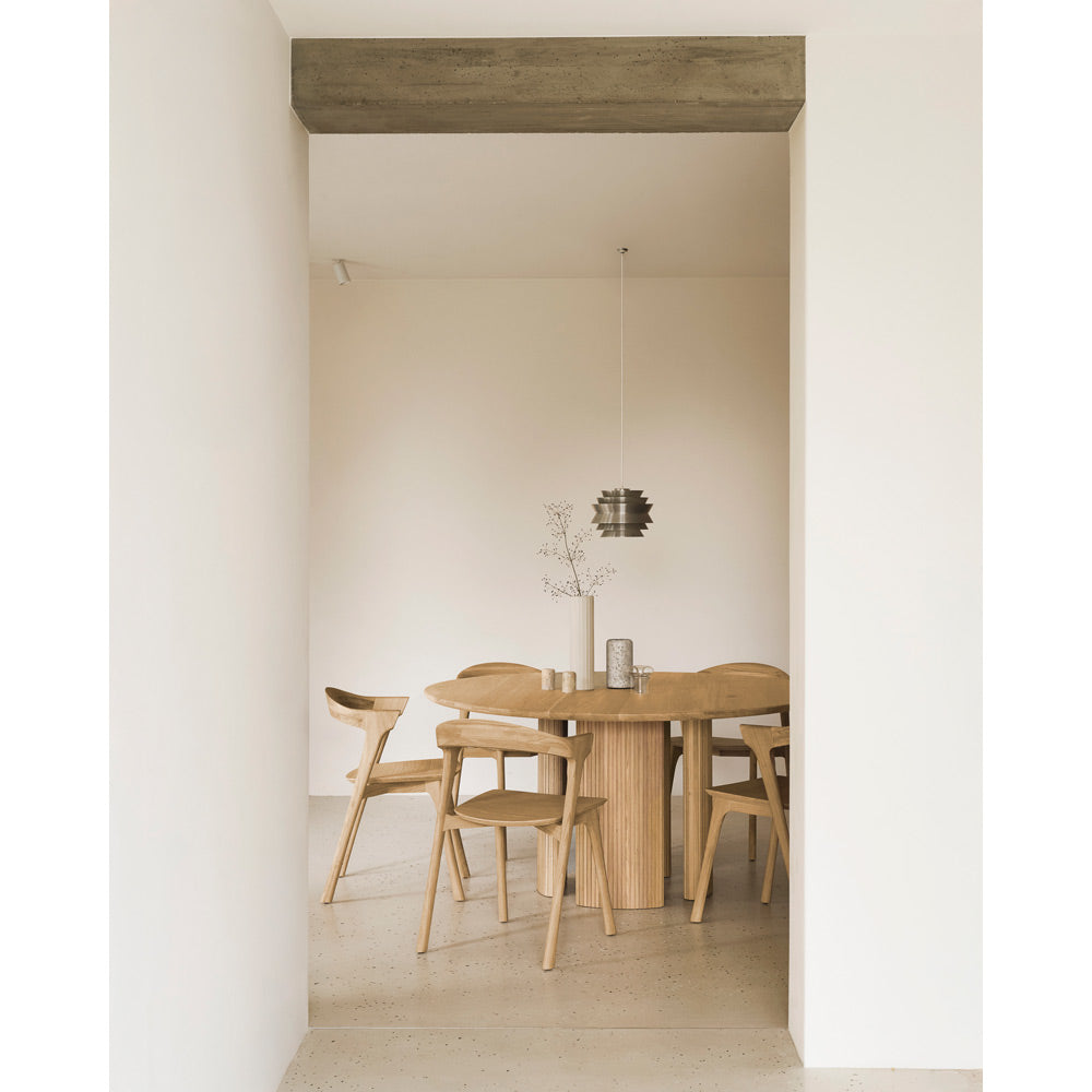 Bok Dining Chair - Sienna Leather, Oak
