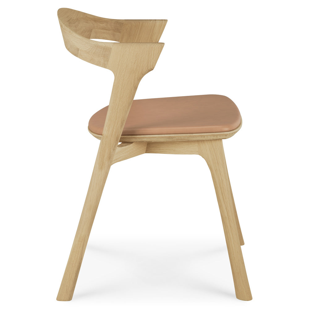 Bok Dining Chair - Sienna Leather, Oak