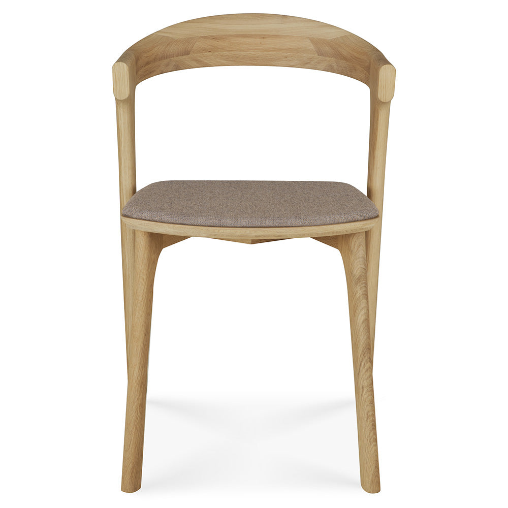 Bok Dining Chair - Warm Gray Fabric, Oak