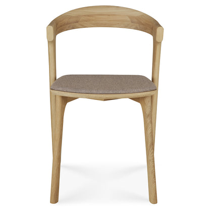 Bok Dining Chair - Warm Gray Fabric, Oak
