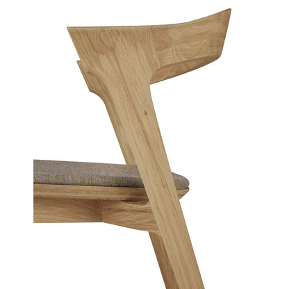 Bok Dining Chair - Warm Gray Fabric, Oak