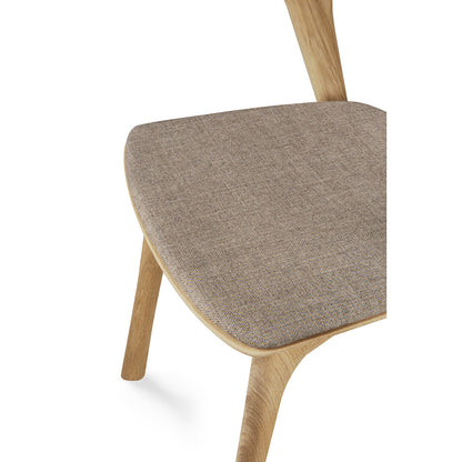 Bok Dining Chair - Warm Gray Fabric, Oak