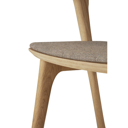 Bok Dining Chair - Warm Gray Fabric, Oak