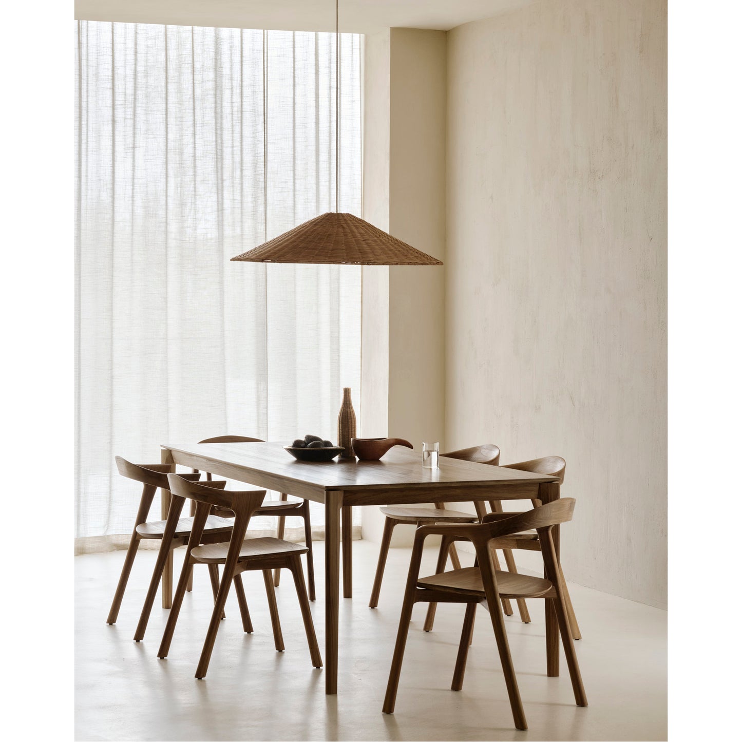 Bok Dining Chair With Armrest - Teak