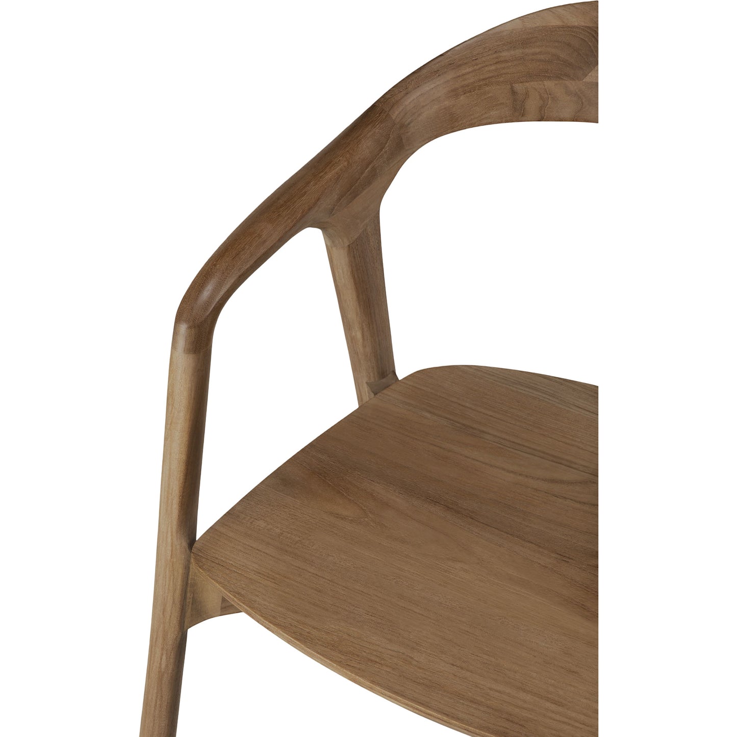 Bok Dining Chair With Armrest - Teak