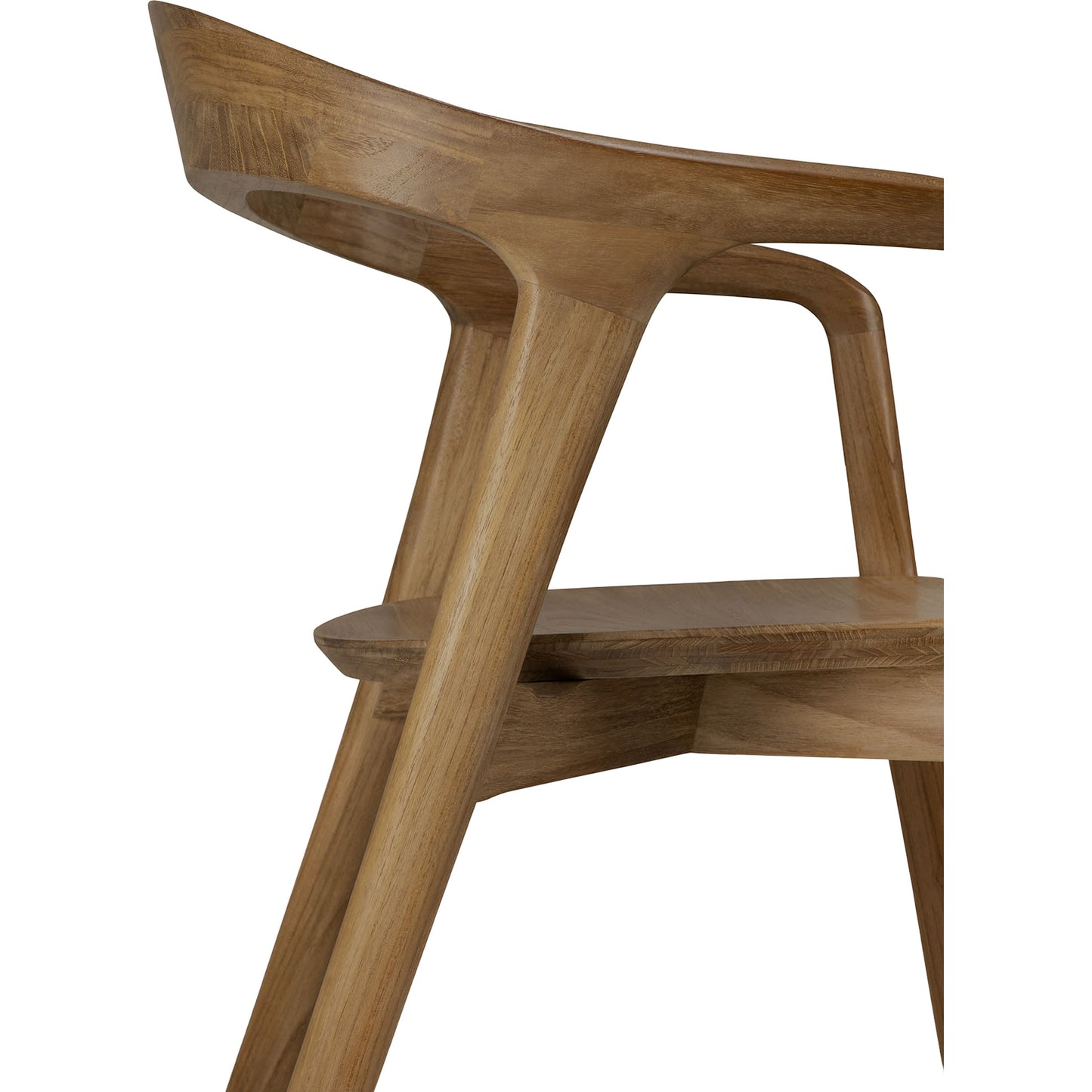 Bok Dining Chair With Armrest - Teak