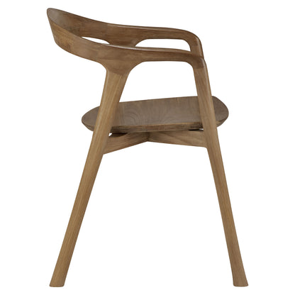 Bok Dining Chair With Armrest - Teak