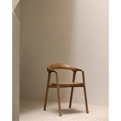 Bok Dining Chair With Armrest - Teak