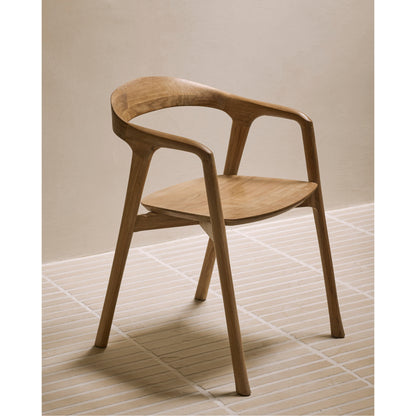 Bok Dining Chair With Armrest - Teak