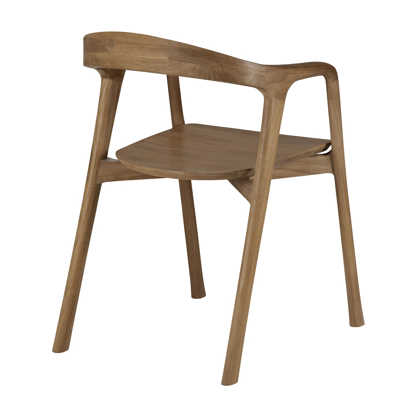 Bok Dining Chair With Armrest - Teak