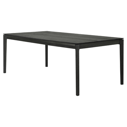 Bok Extendable Dining Table - Black Oak