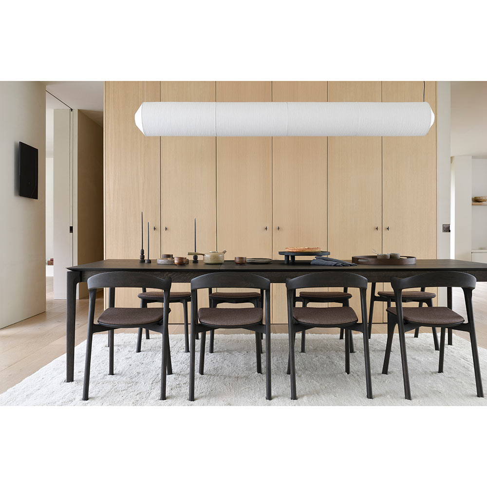 Bok Extendable Dining Table - Brown Oak