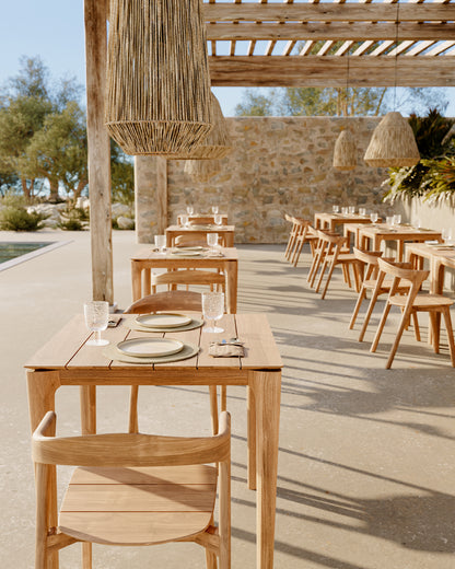 Bok Outdoor Square Dining Table - Teak