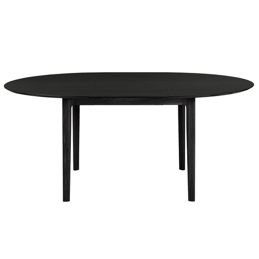 Bok Round Extendable Dining Table - Black Oak