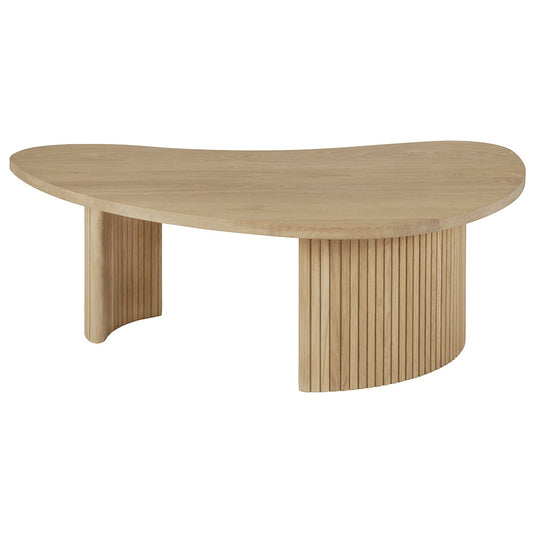 Boomerang Coffee Table - 11"H, Oak