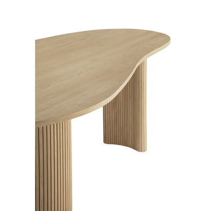 Boomerang Pebble Desk - Oak