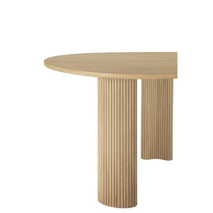 Boomerang Pebble Desk - Oak