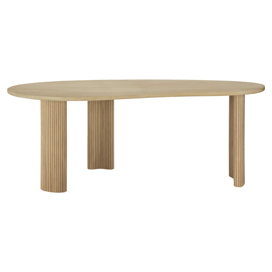 Boomerang Pebble Desk - Oak