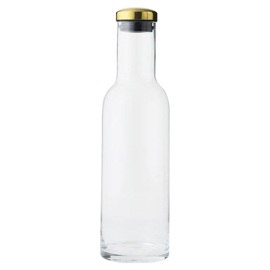 Bottle Carafe - Clear, Gold