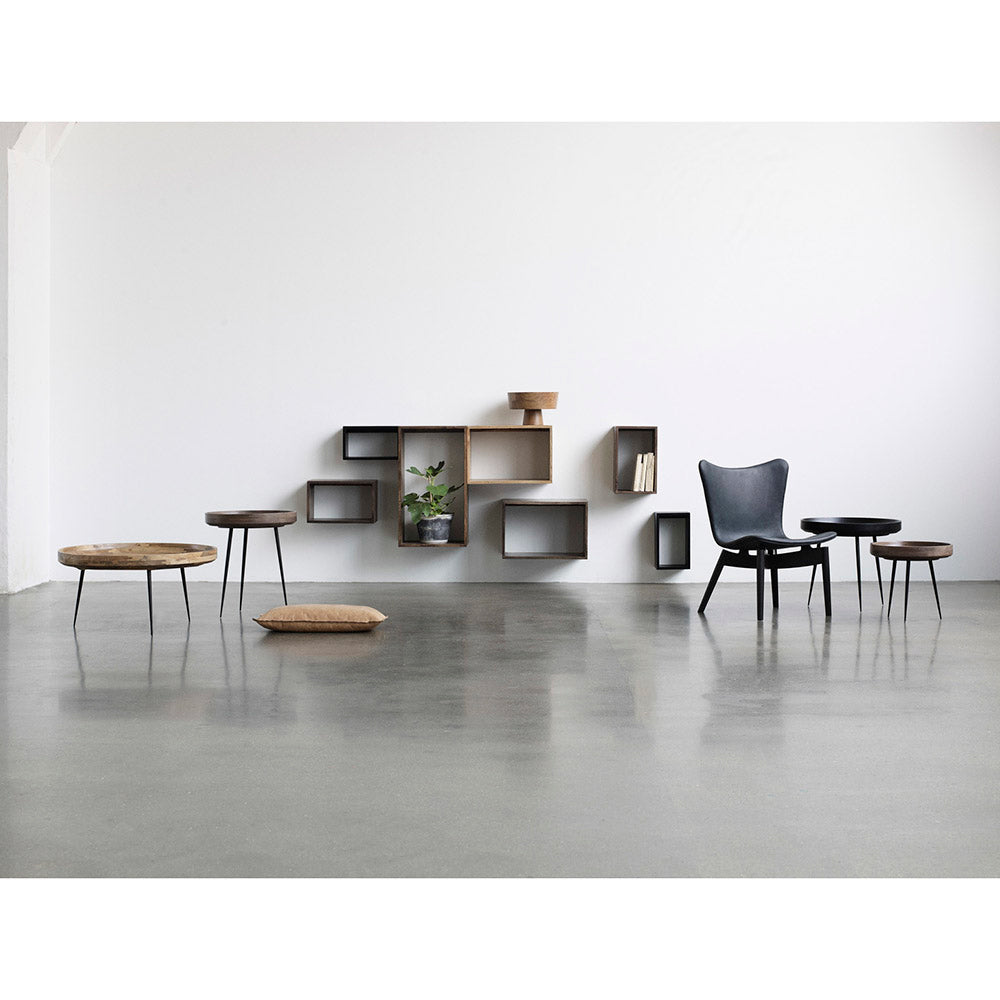 Bowl Table - Dark Brown, Medium