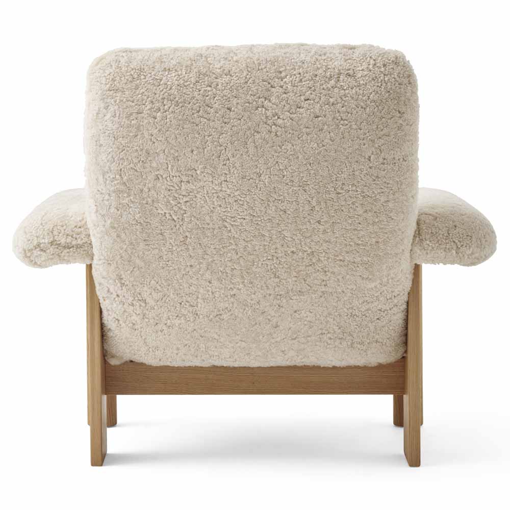 Brasilia Lounge Chair - Natural Oak, Sheepskin Nature