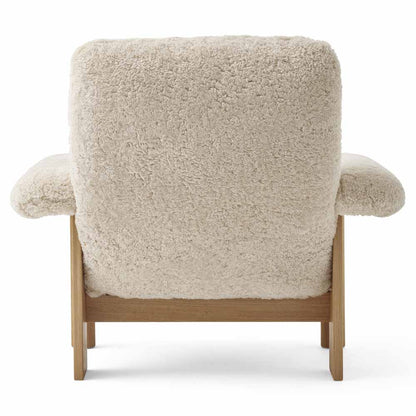 Brasilia Lounge Chair - Natural Oak, Sheepskin Nature