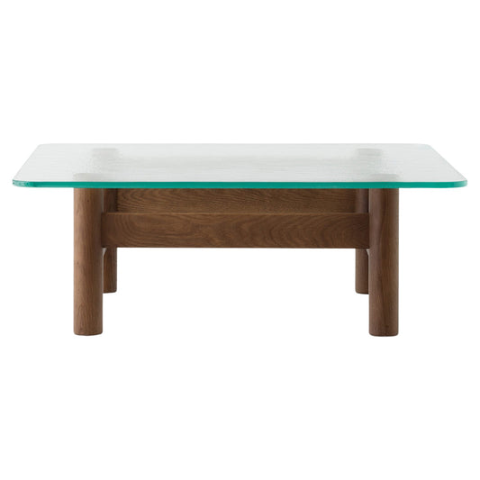 Brasilia Lounge Table - Dark Stained Oak