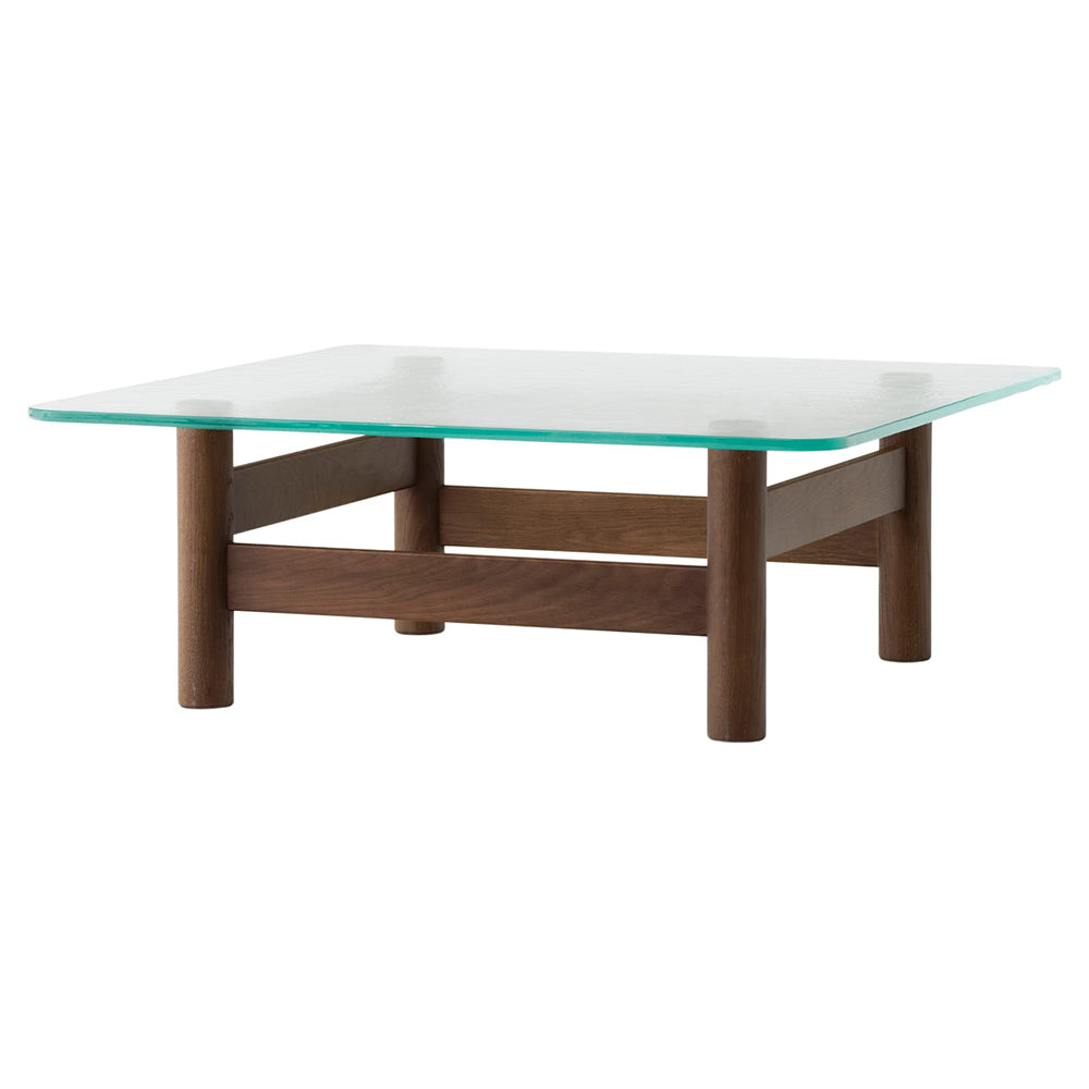Brasilia Lounge Table - Dark Stained Oak