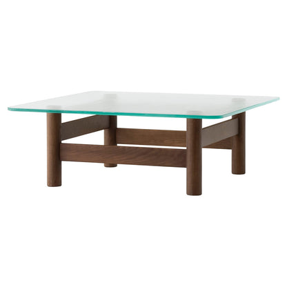 Brasilia Lounge Table - Dark Stained Oak