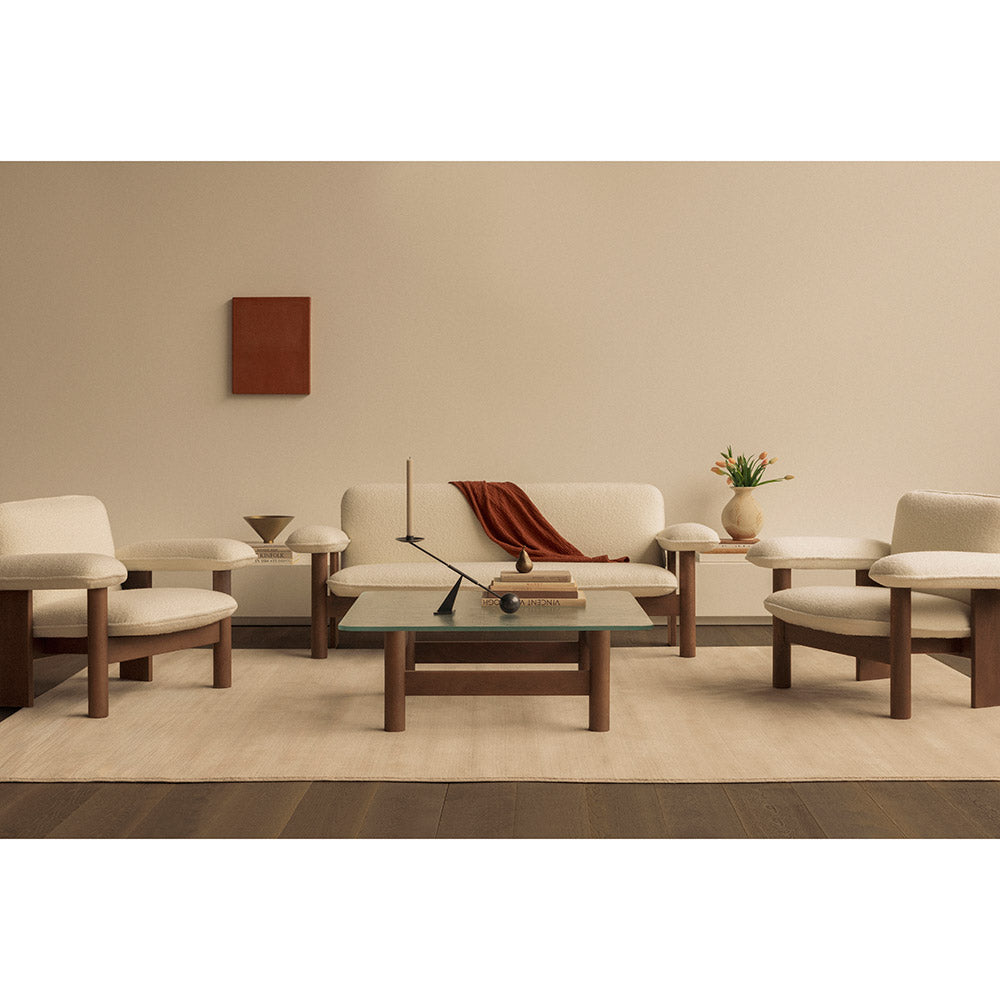 Brasilia Lounge Table - Walnut