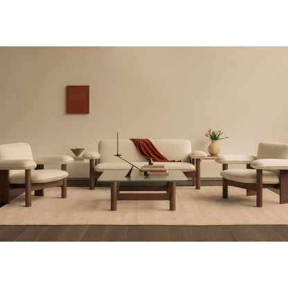Brasilia Lounge Table - Walnut