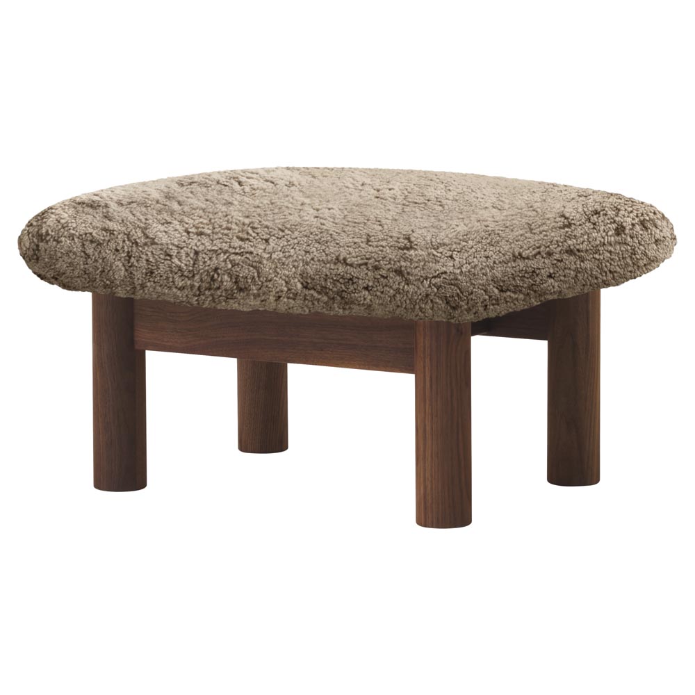 Brasilia Ottoman - Sheepskin