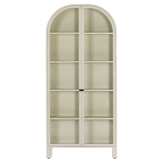 Breya Cabinet - Cream Powder Coat
