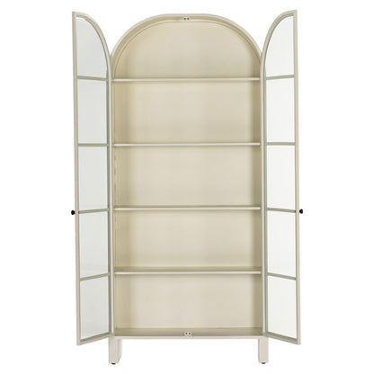 Breya Cabinet - Cream Powder Coat