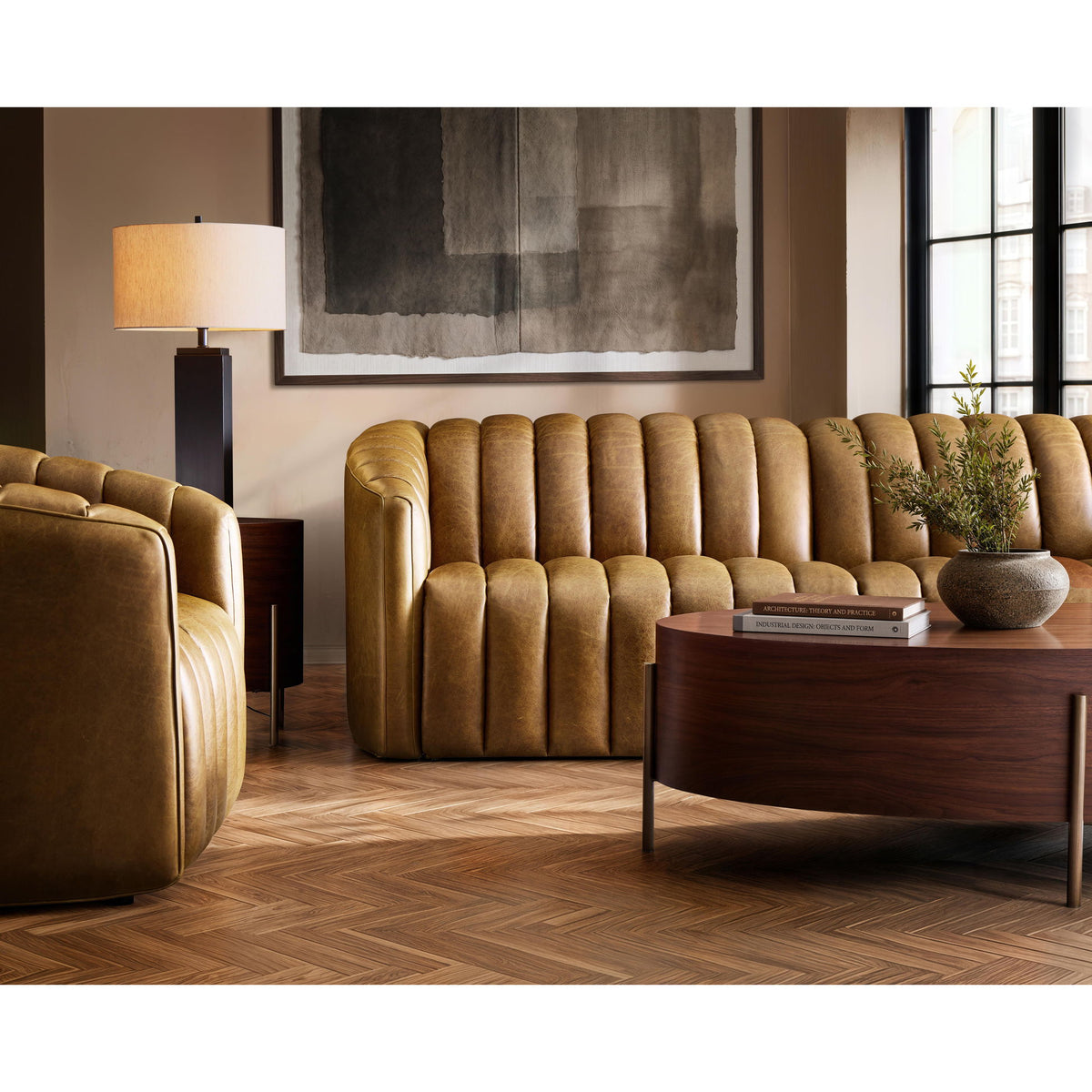 Brighton Leather Power Motion Sofa