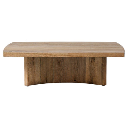 Brinton Square Coffee Table - Rustic Oak Veneer