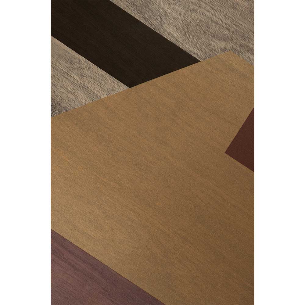 Bronze Angle Glass Tray - Round, Extra Large