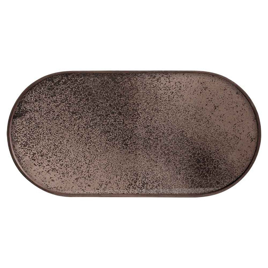 Bronze Mirror Tray - Oblong, Medium