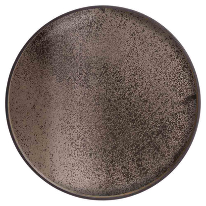 Bronze Mirror Tray - Round, Extra Large