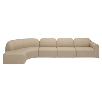 Bulky 1 Seater Modular Sofa - Almond