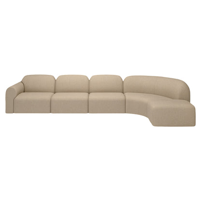 Bulky 1 Seater Modular Sofa - Almond