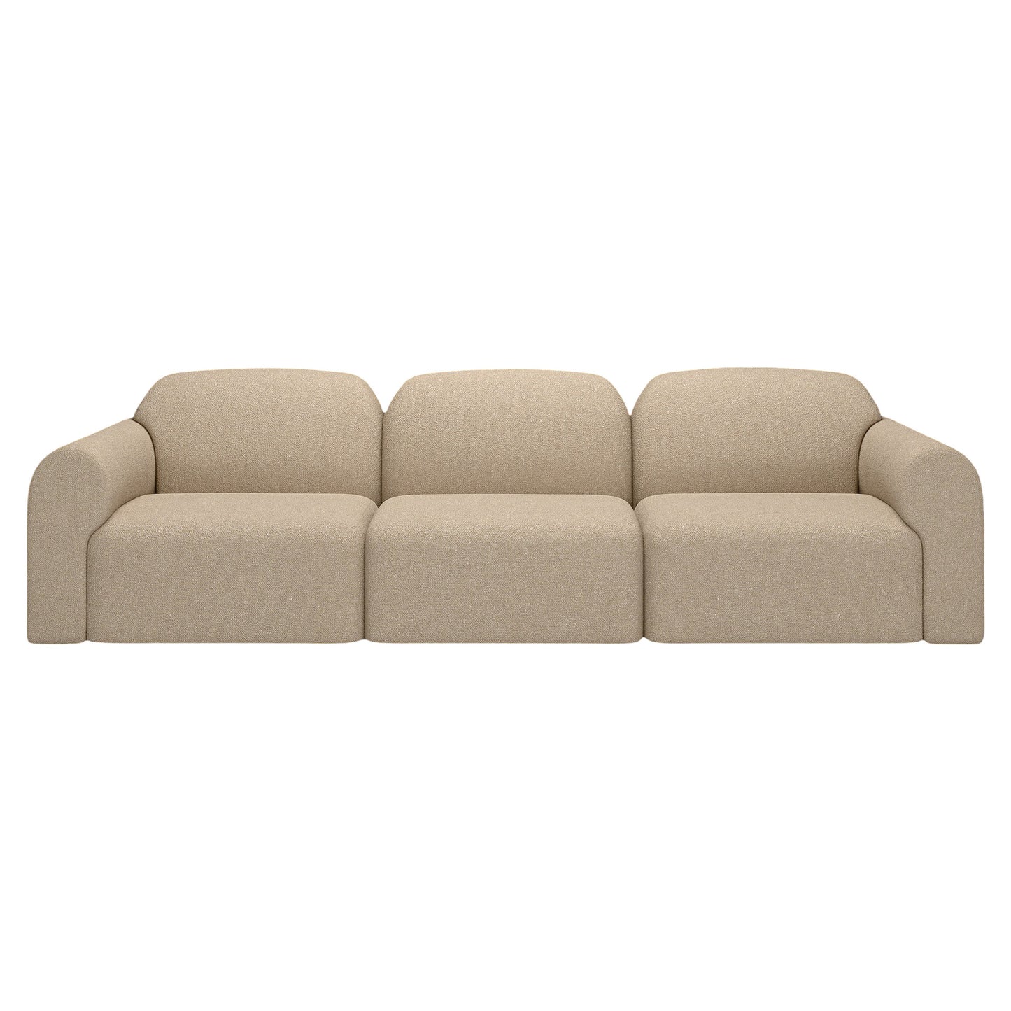 Bulky 1 Seater Modular Sofa - Almond