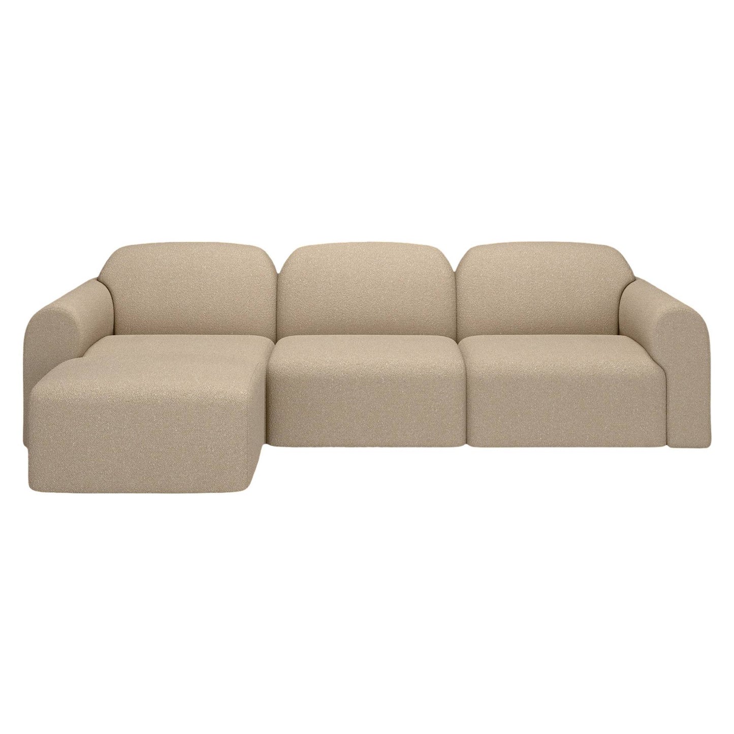 Bulky 1 Seater Modular Sofa - Almond